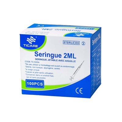 TICARE® Seringue 1mL, 23G x 1 1/2