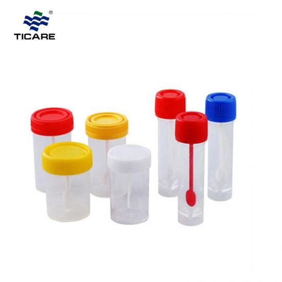 Stool Container With Spoon - TICARE HEALTH