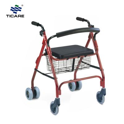 TC968L 4 Wheel Rollator Frame - TICARE HEALTH