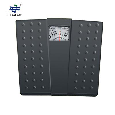 Black Anti Slip Raised Bathroom Mechanical Scale - TICARE HEALTH