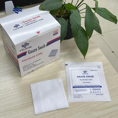 Sterile Absorbent Gauze Swabs 10X10cm - TICARE HEALTH
