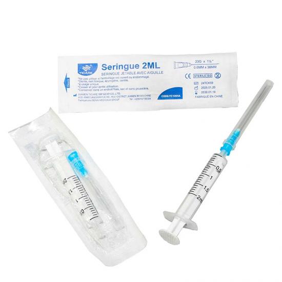 Disposable Syringe with Needle 1ml-60ml, Luer Lock / Luer Slip – Hospital-Grade from TICARE HEALTH